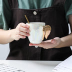 Wing Handle Ceramic Coffee Mug