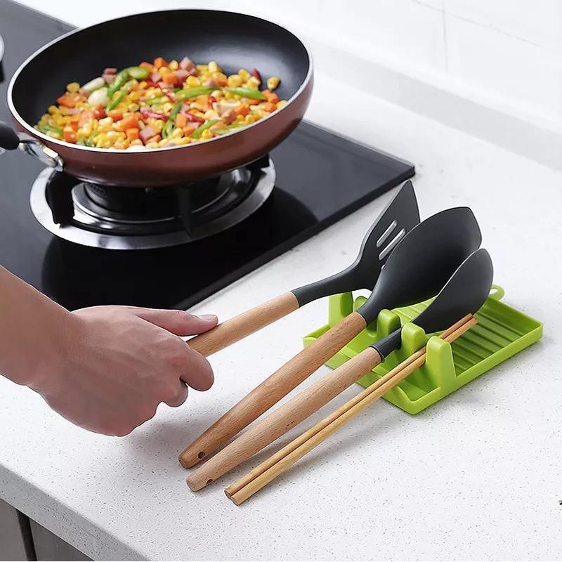 Anti-Slip Heat-Resistant Kitchen Utensil Holder Stand