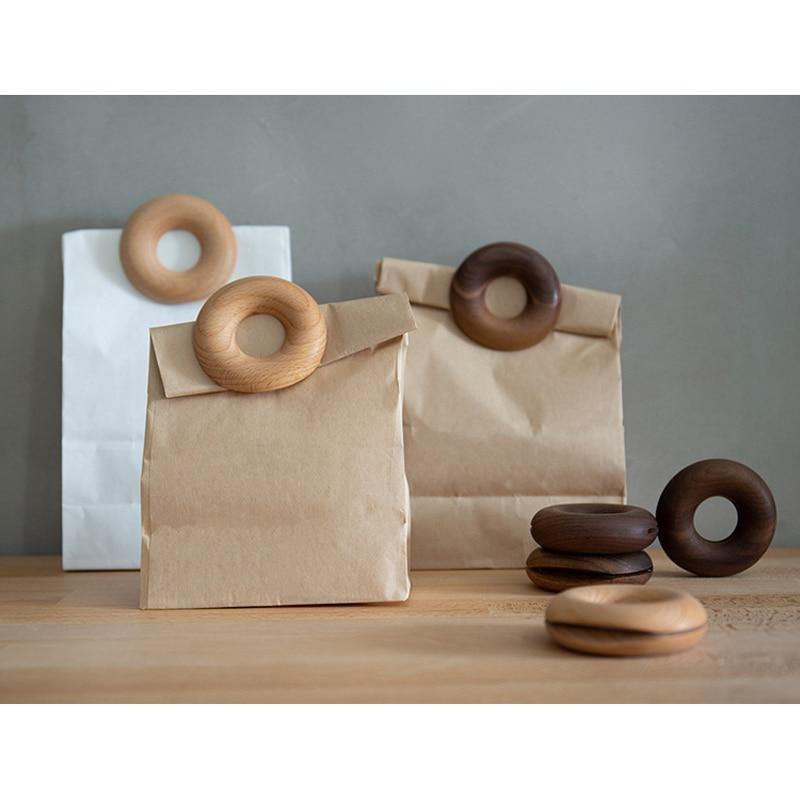 Wooden Bagel Clip