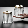 Glass Storage Jars with Bamboo Lids